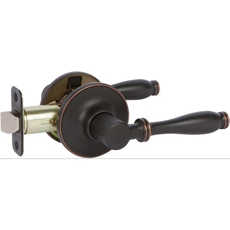 Delaney Hardware Callan Silona Edged Oil Rubbed Bronze Hall/Closet Door Handle ST5017